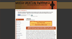 Desktop Screenshot of mexicovacationawareness.com