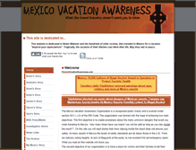 Tablet Screenshot of mexicovacationawareness.com